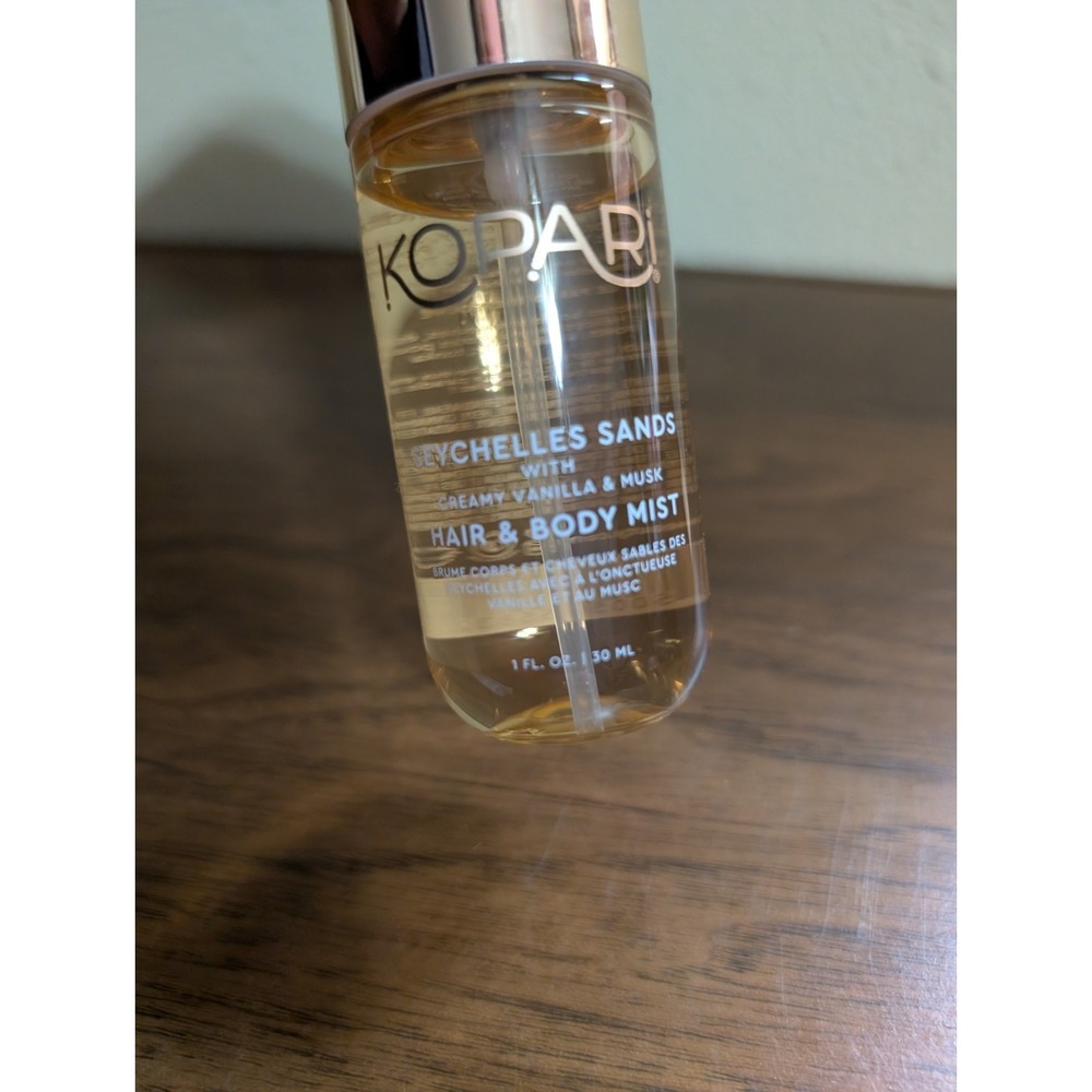 KOPARI Seychelles Sands Hair & Body Mist 1oz 30mL Travel Size New Tester